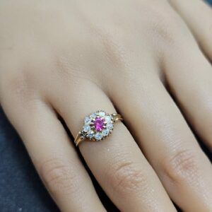 Ruby and Diamond Antique Ring