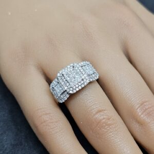 Diamond Cluster Dress Ring