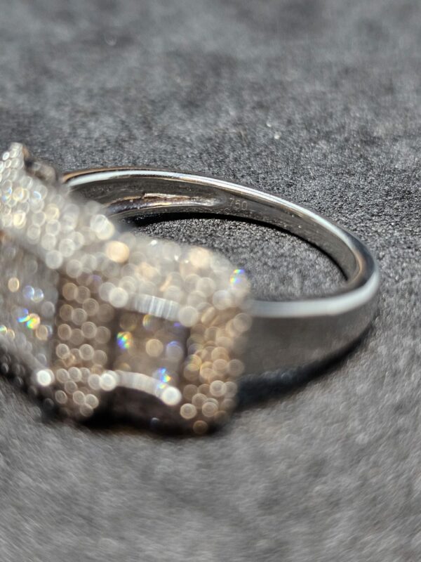 Diamond Cluster Dress Ring - Image 3