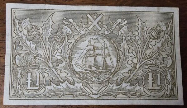 1958 Bank of Scotland £1 Banknote - Image 2