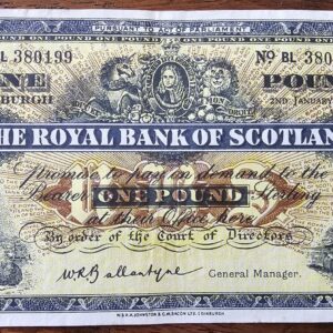 1963 Royal Bank of Scotland £1 Banknote