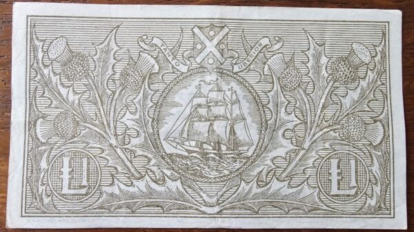 1955 Bank of Scotland £1 Banknote - Image 2