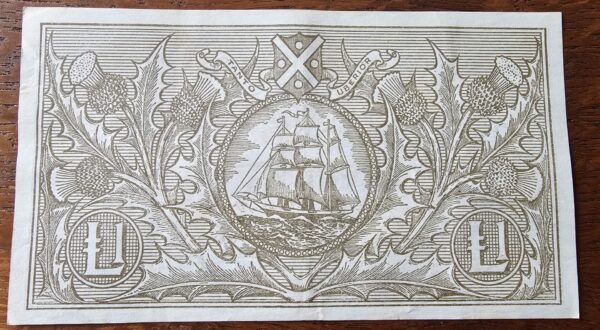 1955 Bank of Scotland £1 Banknote - Image 2