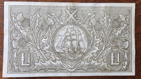 1955 Bank of Scotland £1 Banknote - Image 2