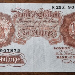 1950 10/- General Cypher P.S. Beale Bank Note