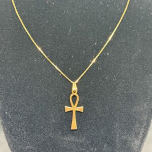 18ct gold vintage ankh key of life Egyptian