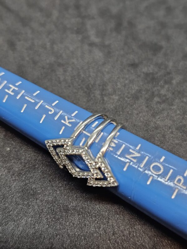 Art Deco Style silver ring - Image 2
