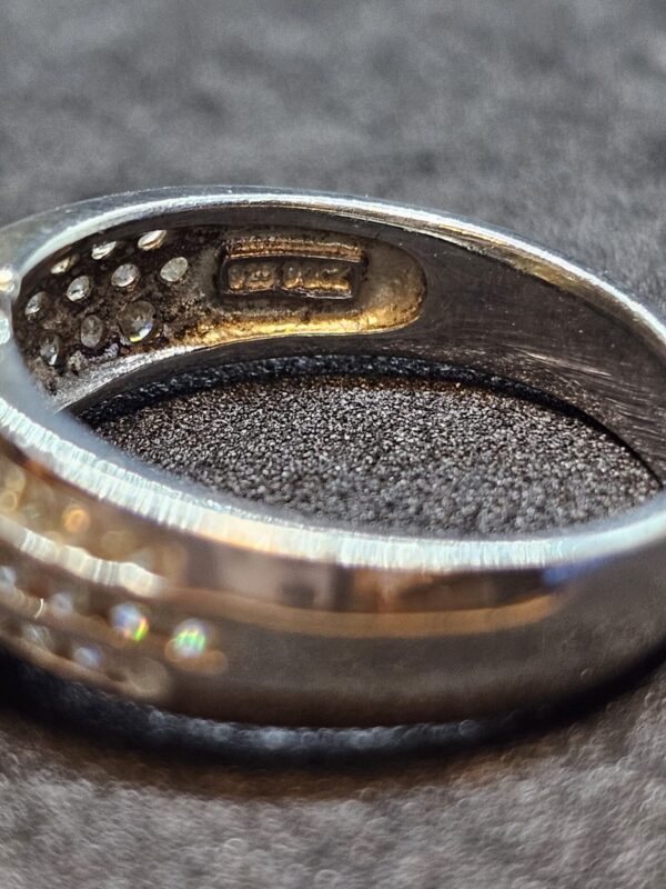 Yellow Stone Silver Ring - Image 3