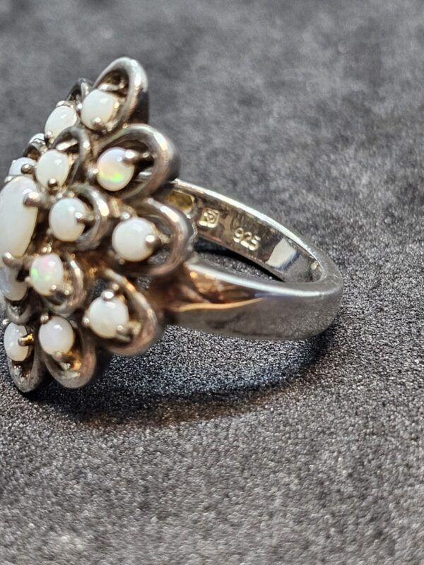 Vintage Opal Cluster Ring - Image 2