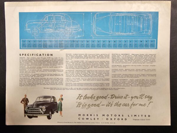 Morris Oxford Brochure - Image 2