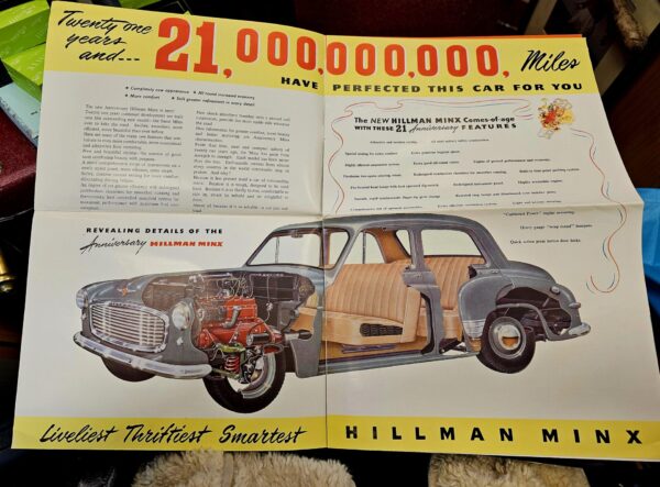 The Anniversary Hillman Minx Brochure - Image 4