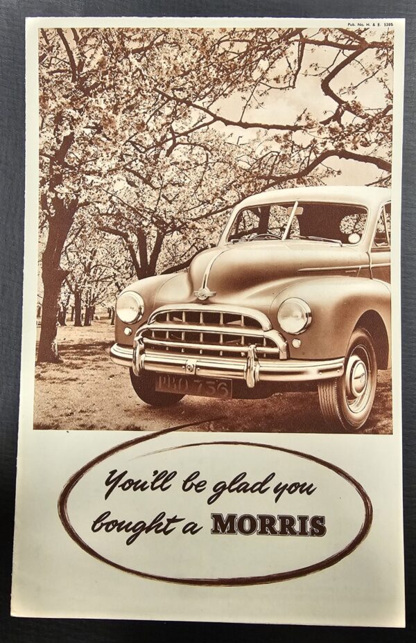 You'll be glad you bought a Morris Brochure