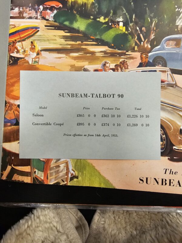 The Supreme Sunbeam-Talbot 90 Brochure - Image 3