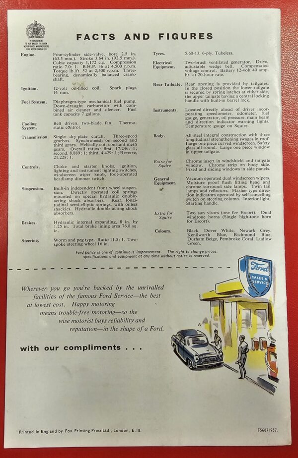 Ford Squire Escort Brochure - Image 2