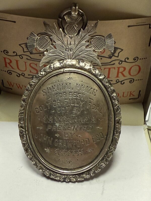Buchlyvie & gartmore agricultural association special prize silver medal - Image 2