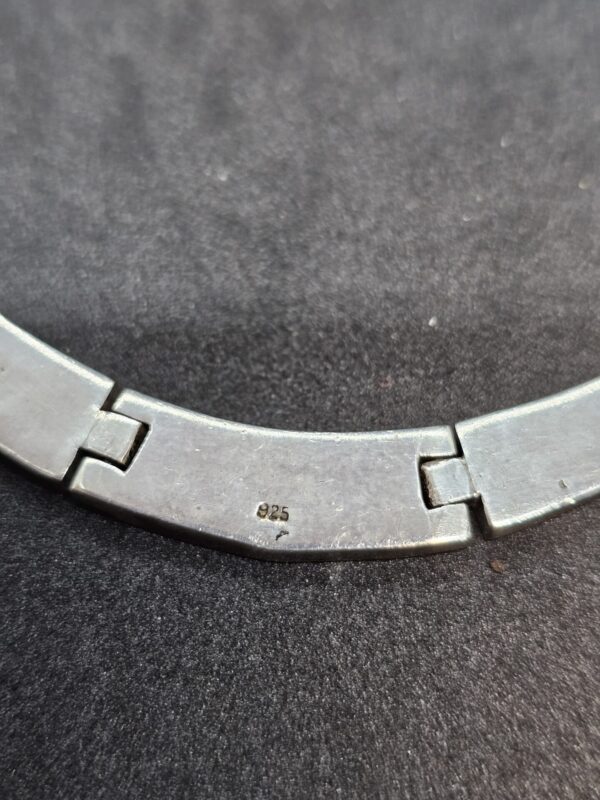 Silver Enamel Choker - Image 3