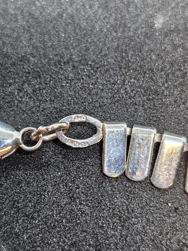 Silver Cleopatra Fringe necklace - Image 2