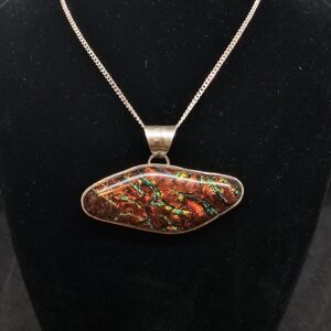 Ammolite Pendant 925 Silver