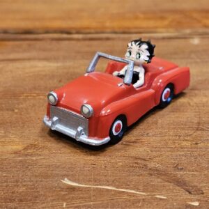 Betty Boop in a Red Triumph