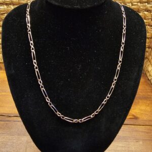 9ct Gold Oval & Figure Of 8 Link Necklace
