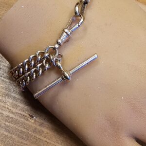 Antique Albert Watchchain converted Bracelet