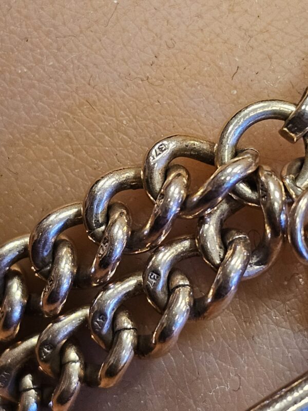 Antique Albert Watchchain converted Bracelet - Image 2