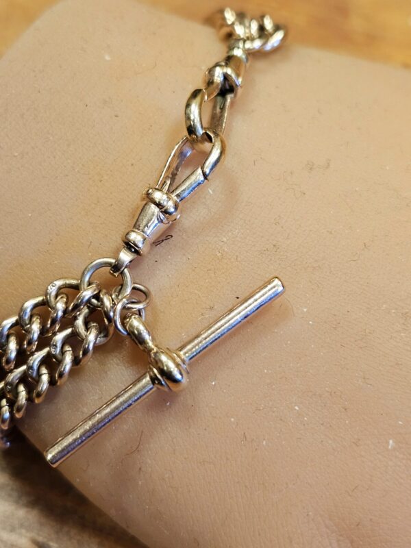 Antique Albert Watchchain converted Bracelet - Image 3