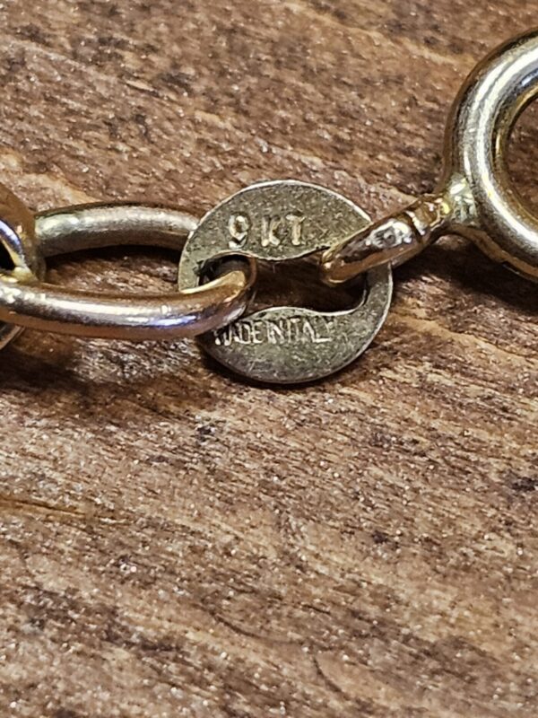 9ct Rolo Link Bracelet - Image 2