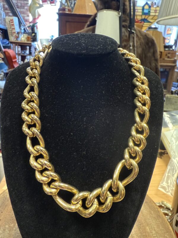 Christian Dior gold tone chocker