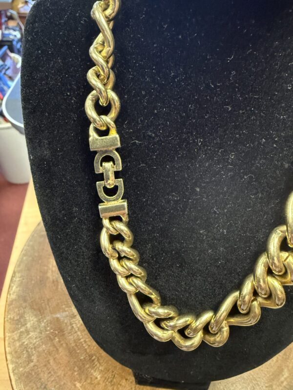 Christian Dior gold tone chocker - Image 2