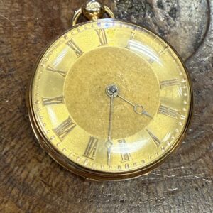 18ct gold j Ritchie and sons Edinburgh pocket watch