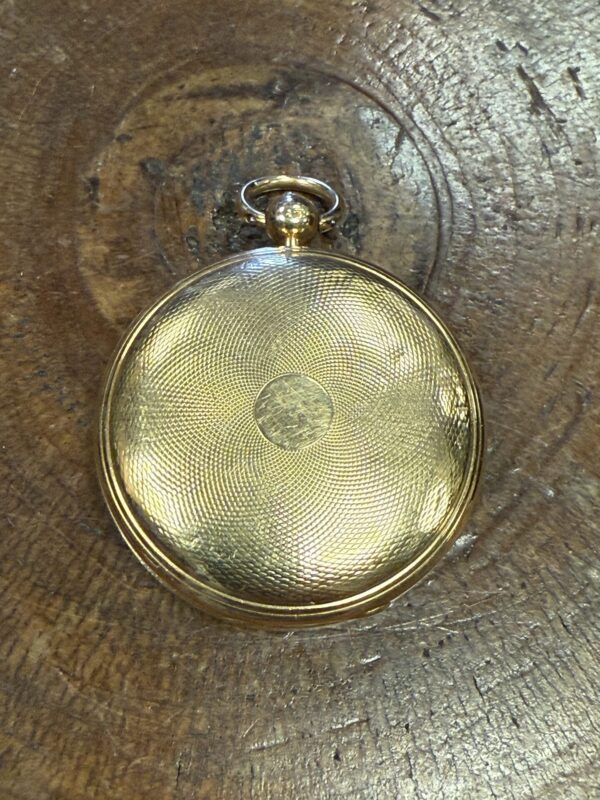 18ct gold j Ritchie and sons Edinburgh pocket watch - Image 2