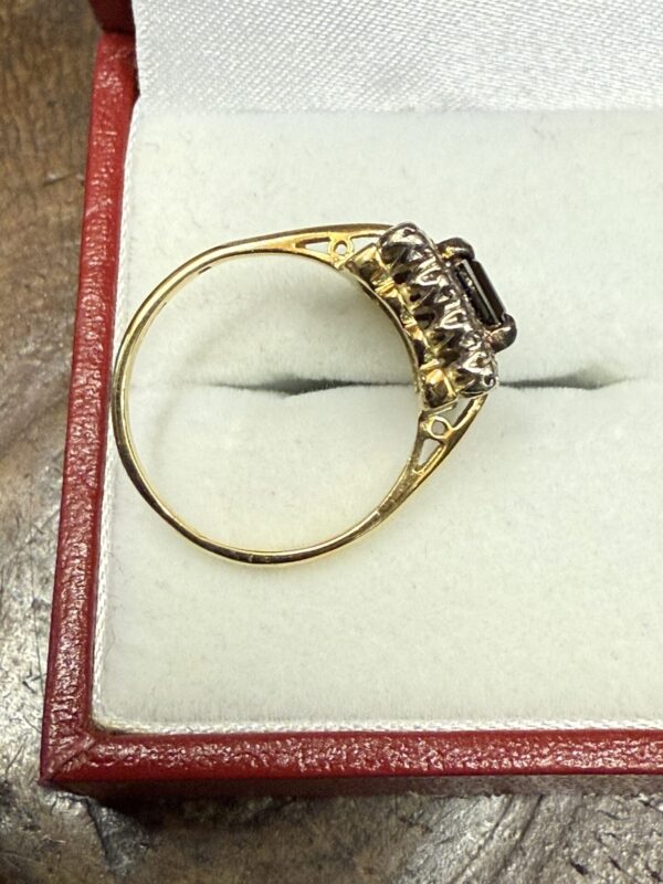 Tourmaline and diamond 18ct gold ring - Image 4