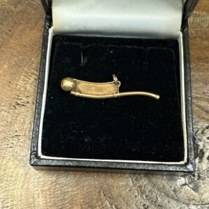 9ct gold bosuns whistle pendant