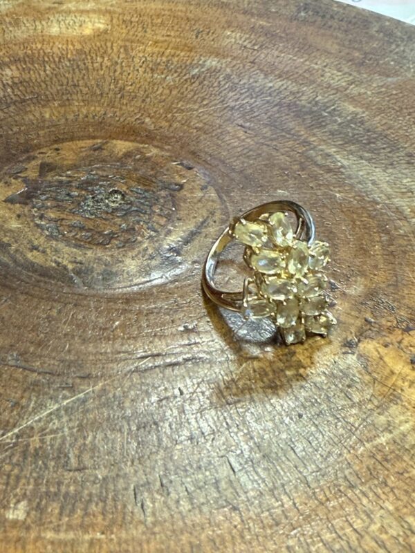 Vintage chrysoberyl ladies 9ct dress ring - Image 4