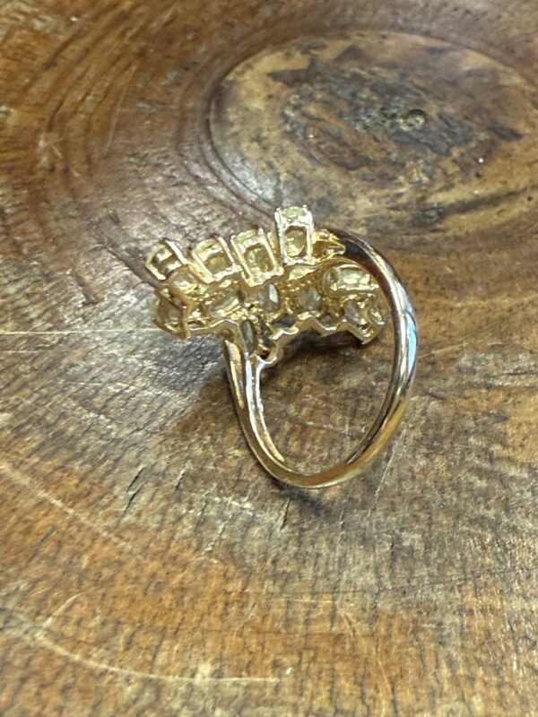 Vintage chrysoberyl ladies 9ct dress ring - Image 5