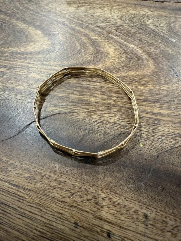 Vintage 9ct gold ladies bangle