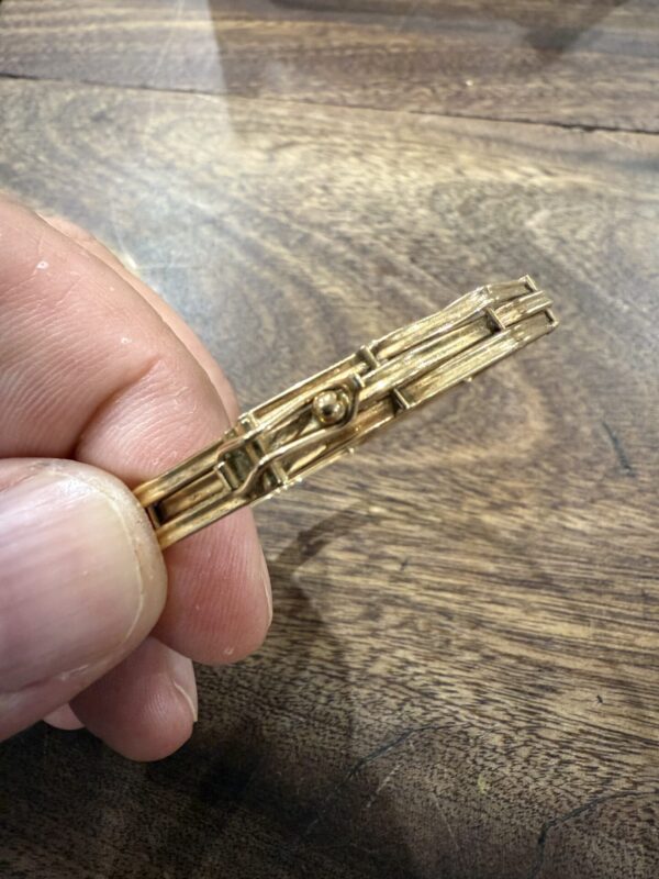 Vintage 9ct gold ladies bangle - Image 3