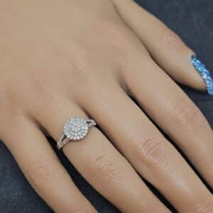 Diamond Cluster Ring