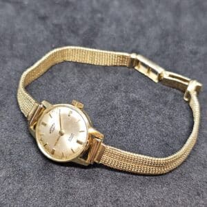 18k Gold Rotary 21 Jewel Gold Wristwatch