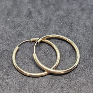 Gold 30mm Hoops