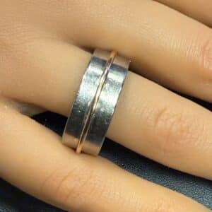 Gents 18ct gold heavy band