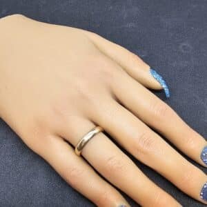 9ct gold wedding band