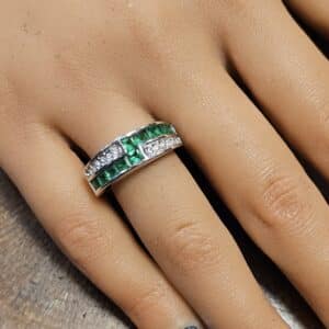 10k White Gold Dress Ring