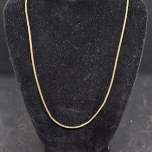 18ct Gold 24" Wheat Chain