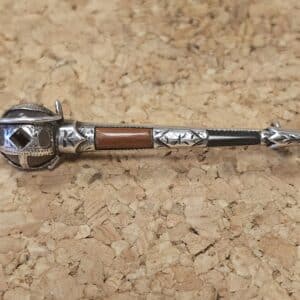 Scottish Dirk Pebble Brooch