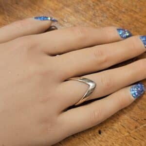 9ct Gold Wishbone Ring