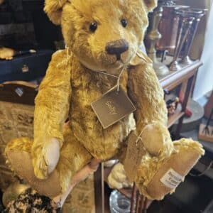 Vintage 1996 OOAK Hartrick Bear Co. "Scotty" by Ruth Boothroyd – 17" Woodwool Mohair Bear